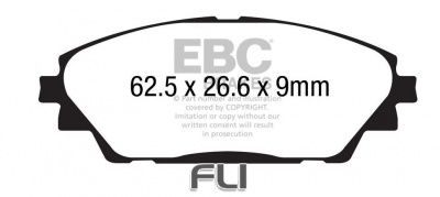 EBC DP42185 Yellowstuff Remblokken
