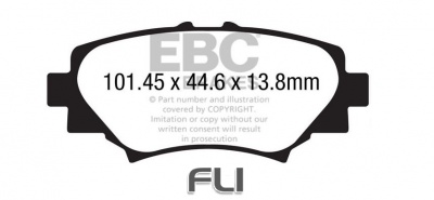 EBC DP42186 Yellowstuff Remblokken