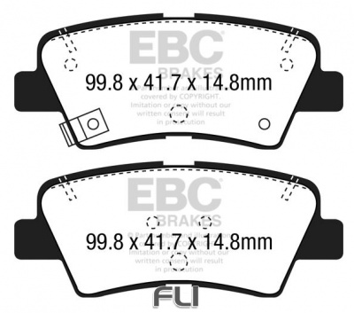 EBC DP42188 Yellowstuff Remblokken