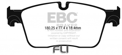 EBC DP42253 Yellowstuff Remblokken