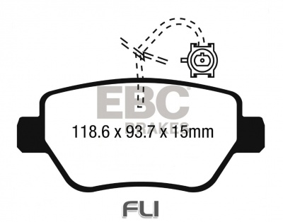 EBC DP42258 Yellowstuff Remblokken