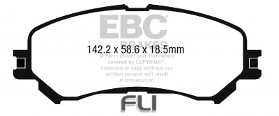 EBC DP42272 Yellowstuff Remblokken