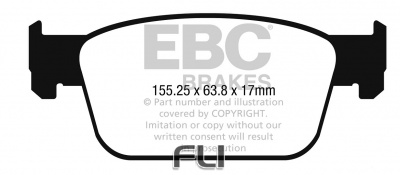 EBC DP42273 Yellowstuff Remblokken