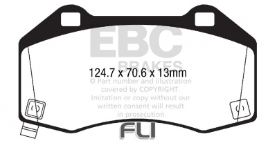 EBC DP42286 Yellowstuff Remblokken