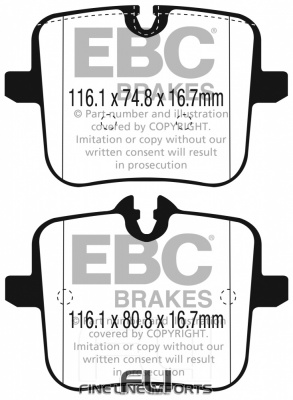 EBC DP42320 Yellowstuff Remblokken