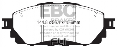 EBC DP42373 YELLOWSTUFF REMBLOKKEN