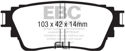 EBC DP42376 Yellowstuff Remblokken