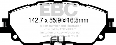 EBC DP42378 Yellowstuff Remblokken