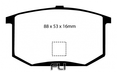 EBC DP4298 Yellowstuff Remblokken