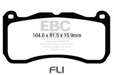 EBC DP43013 Yellowstuff Remblokken