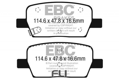 EBC DP43064 Yellowstuff Remblokken