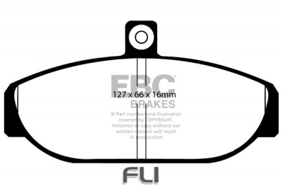 EBC DP435 standaard Remblokken