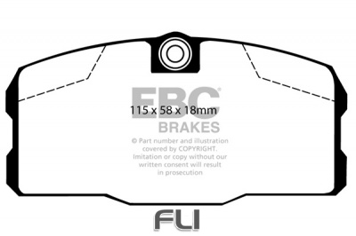 EBC DP443 standaard Remblokken