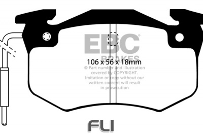 EBC DP458 standaard Remblokken