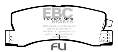 EBC DP4629 Yellowstuff Remblokken