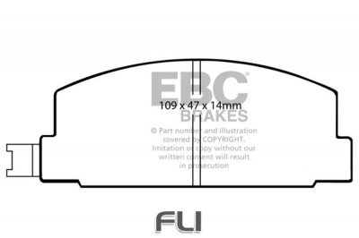 EBC DP469 standaard Remblokken
