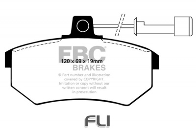 EBC DP486 standaard Remblokken