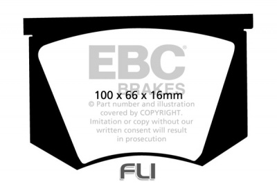 EBC DP5100 BLUESTUFF REMBLOKKEN