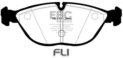 EBC DP51035 Bluestuff Racing Remblokken