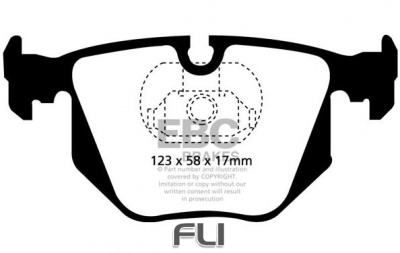 EBC DP51118 Bluestuff Racing Remblokken