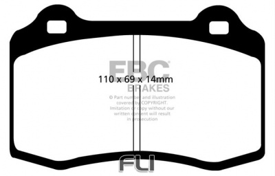 EBC DP51140 Bluestuff Racing Remblokken
