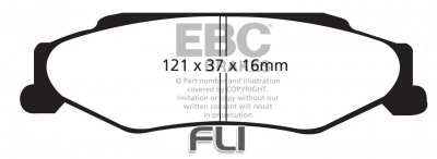 EBC DP51160 Bluestuff Racing Remblokken