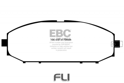 EBC DP51280 BLUESTUFF REMBLOKKEN