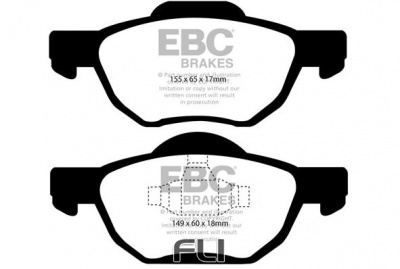 EBC DP51525 Bluestuff Racing Remblokken