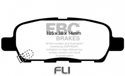 EBC DP51666 Bluestuff Racing Remblokken