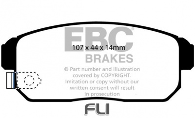 EBC DP51691 Bluestuff Racing Remblokken