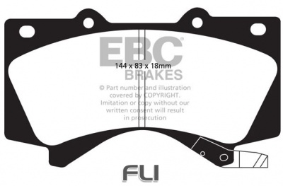 EBC DP51815 Bluestuff Racing Remblokken