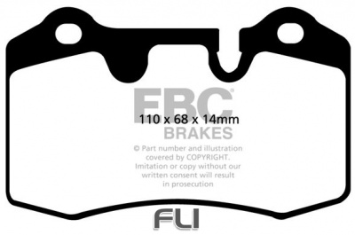 EBC DP51909 Bluestuff Racing Remblokken
