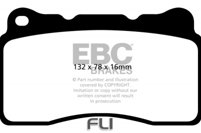 EBC DP52093 BLUESTUFF REMBLOKKEN