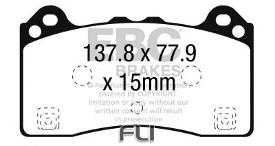 EBC DP52274 Bluestuff Racing Remblokken