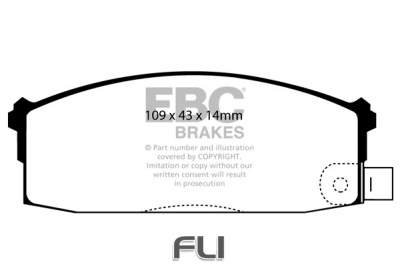 EBC DP526 standaard Remblokken