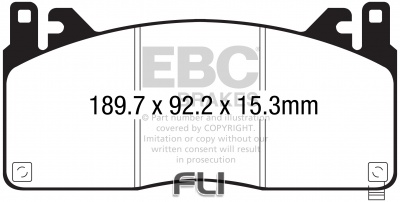 EBC DP53055 BLUESTUFF REMBLOKKEN