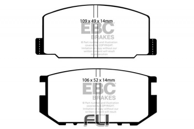 EBC DP532 standaard Remblokken