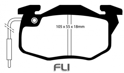 EBC DP5545 Bluestuff Racing Remblokken