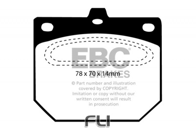 EBC DP562 standaard Remblokken