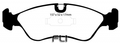EBC DP5760 Bluestuff Racing Remblokken