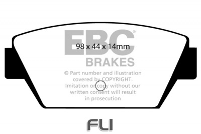 EBC DP576 standaard Remblokken