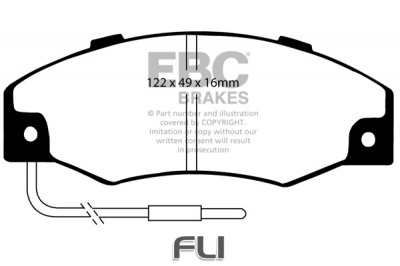 EBC DP604 standaard Remblokken