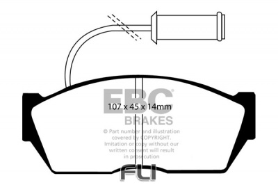EBC DP606 standaard Remblokken