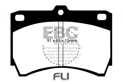 EBC DP607 standaard Remblokken