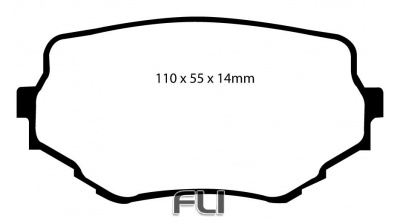 EBC DP61099 Greenstuff 4x4 Remblokken