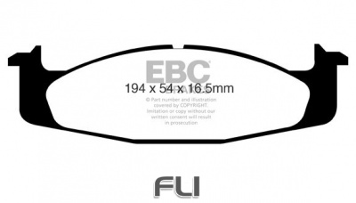 EBC DP61260 Greenstuff 4x4 Remblokken