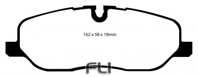 EBC DP61541 Greenstuff 4x4 Remblokken