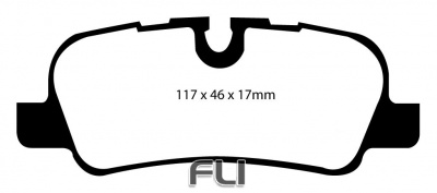 EBC DP61542 Greenstuff 4x4 Remblokken