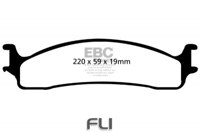 EBC DP61650 Greenstuff 4x4 Remblokken