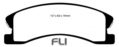 EBC DP61664 Greenstuff 4x4 Remblokken